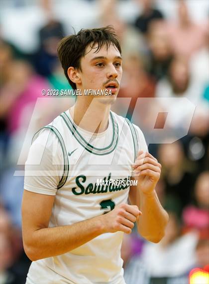 Thumbnail 1 in Lincoln Southwest vs. Lincoln High (HAC Tournament) photogallery.