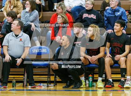 Thumbnail 2 in Lincoln Southwest vs. Lincoln High (HAC Tournament) photogallery.