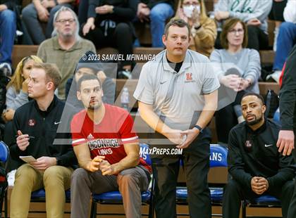 Thumbnail 2 in Lincoln Southwest vs. Lincoln High (HAC Tournament) photogallery.