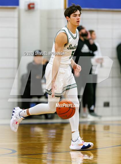 Thumbnail 2 in Lincoln Southwest vs. Lincoln High (HAC Tournament) photogallery.