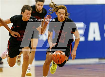 Thumbnail 3 in Lincoln Southwest vs. Lincoln High (HAC Tournament) photogallery.