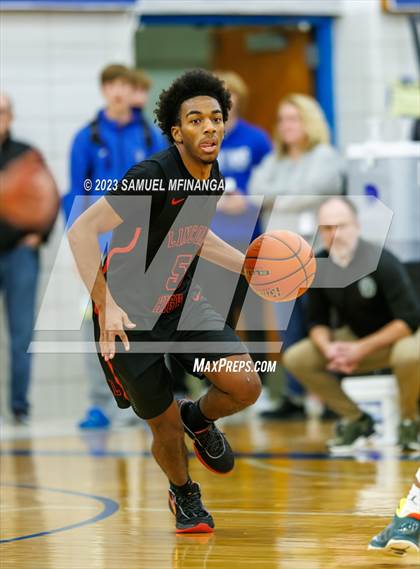 Thumbnail 3 in Lincoln Southwest vs. Lincoln High (HAC Tournament) photogallery.