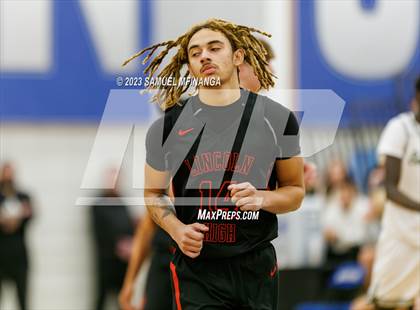Thumbnail 3 in Lincoln Southwest vs. Lincoln High (HAC Tournament) photogallery.