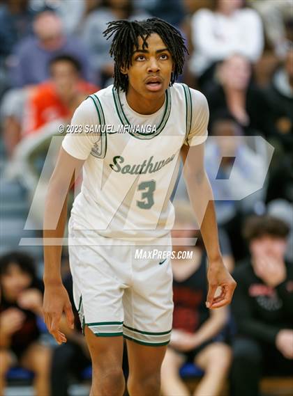 Thumbnail 2 in Lincoln Southwest vs. Lincoln High (HAC Tournament) photogallery.