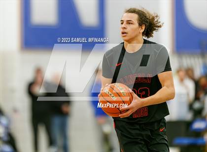 Thumbnail 3 in Lincoln Southwest vs. Lincoln High (HAC Tournament) photogallery.