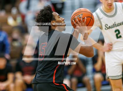 Thumbnail 2 in Lincoln Southwest vs. Lincoln High (HAC Tournament) photogallery.