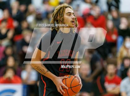 Thumbnail 3 in Lincoln Southwest vs. Lincoln High (HAC Tournament) photogallery.