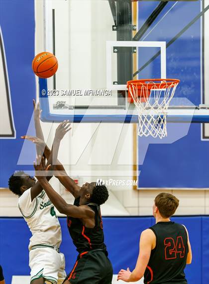 Thumbnail 1 in Lincoln Southwest vs. Lincoln High (HAC Tournament) photogallery.