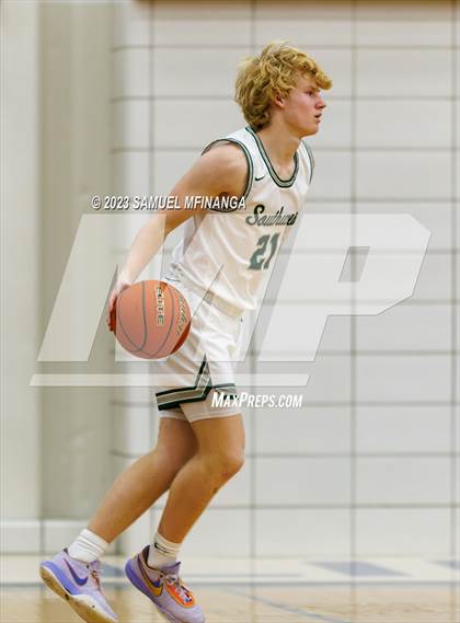 Thumbnail 1 in Lincoln Southwest vs. Lincoln High (HAC Tournament) photogallery.