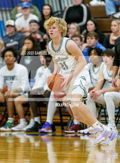 Thumbnail 1 in Lincoln Southwest vs. Lincoln High (HAC Tournament) photogallery.