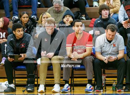 Thumbnail 3 in Lincoln Southwest vs. Lincoln High (HAC Tournament) photogallery.