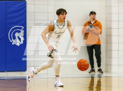 Thumbnail 2 in Lincoln Southwest vs. Lincoln High (HAC Tournament) photogallery.