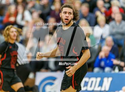 Thumbnail 2 in Lincoln Southwest vs. Lincoln High (HAC Tournament) photogallery.
