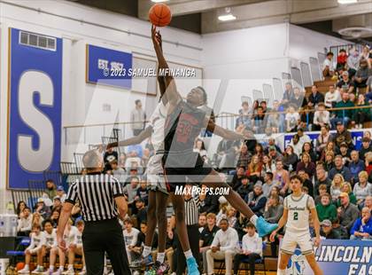 Thumbnail 3 in Lincoln Southwest vs. Lincoln High (HAC Tournament) photogallery.