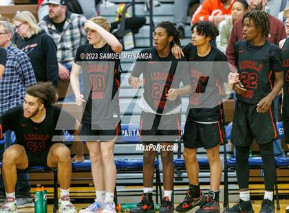Thumbnail 2 in Lincoln Southwest vs. Lincoln High (HAC Tournament) photogallery.