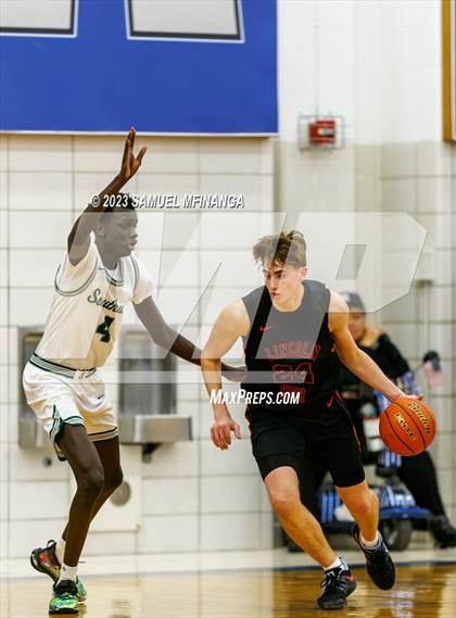 Thumbnail 1 in Lincoln Southwest vs. Lincoln High (HAC Tournament) photogallery.