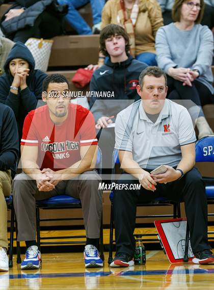 Thumbnail 1 in Lincoln Southwest vs. Lincoln High (HAC Tournament) photogallery.