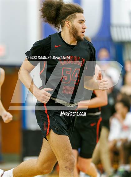Thumbnail 1 in Lincoln Southwest vs. Lincoln High (HAC Tournament) photogallery.