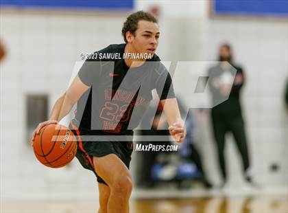 Thumbnail 3 in Lincoln Southwest vs. Lincoln High (HAC Tournament) photogallery.