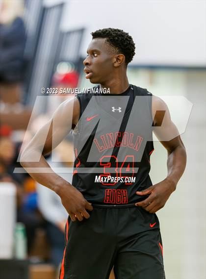 Thumbnail 1 in Lincoln Southwest vs. Lincoln High (HAC Tournament) photogallery.