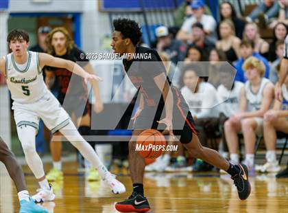 Thumbnail 3 in Lincoln Southwest vs. Lincoln High (HAC Tournament) photogallery.