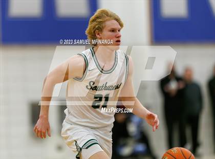 Thumbnail 1 in Lincoln Southwest vs. Lincoln High (HAC Tournament) photogallery.