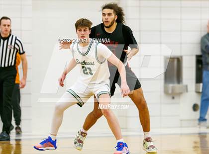 Thumbnail 2 in Lincoln Southwest vs. Lincoln High (HAC Tournament) photogallery.