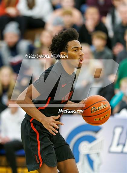 Thumbnail 1 in Lincoln Southwest vs. Lincoln High (HAC Tournament) photogallery.