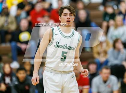 Thumbnail 1 in Lincoln Southwest vs. Lincoln High (HAC Tournament) photogallery.