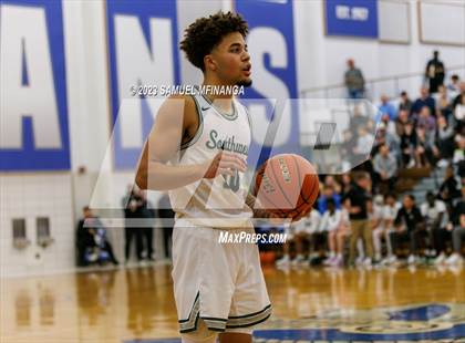 Thumbnail 3 in Lincoln Southwest vs. Lincoln High (HAC Tournament) photogallery.