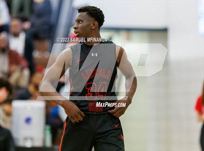 Thumbnail 3 in Lincoln Southwest vs. Lincoln High (HAC Tournament) photogallery.