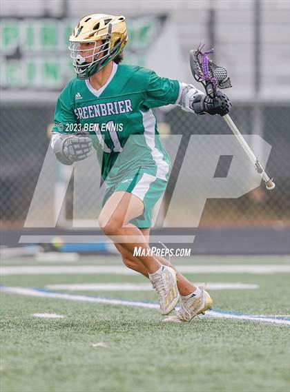 Thumbnail 1 in Greenbrier vs McIntosh (GHSA 5A First Round) photogallery.