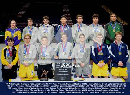 Thumbnail 3 in NYSPHSAA Wrestling Championships (Div.2 - 285 lb. Champ)  photogallery.