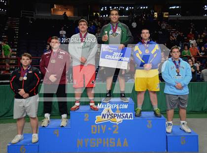Thumbnail 3 in NYSPHSAA Wrestling Championships (Div.2 - 285 lb. Champ)  photogallery.