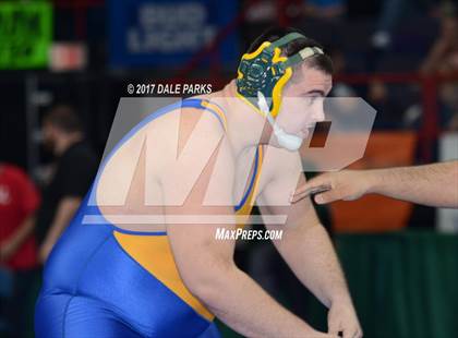 Thumbnail 1 in NYSPHSAA Wrestling Championships (Div.2 - 285 lb. Champ)  photogallery.