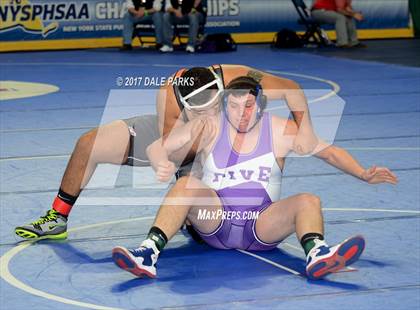 Thumbnail 3 in NYSPHSAA Wrestling Championships (Div.2 - 285 lb. Champ)  photogallery.