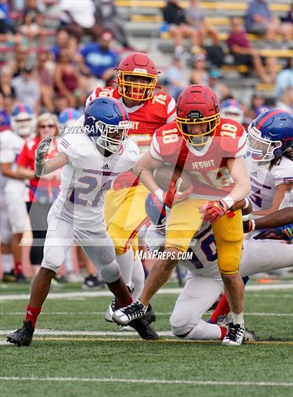 Thumbnail 2 in JV: Jesuit vs. Christian Brothers (Holy Bowl) photogallery.