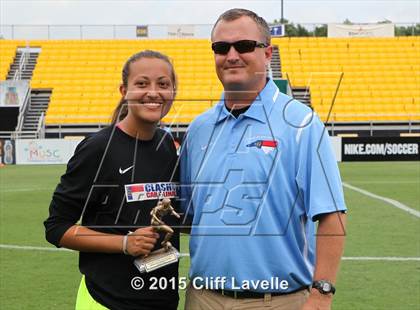 Thumbnail 1 in North Carolina vs. South Carolina (Clash of the Carolinas - Girls Game) photogallery.