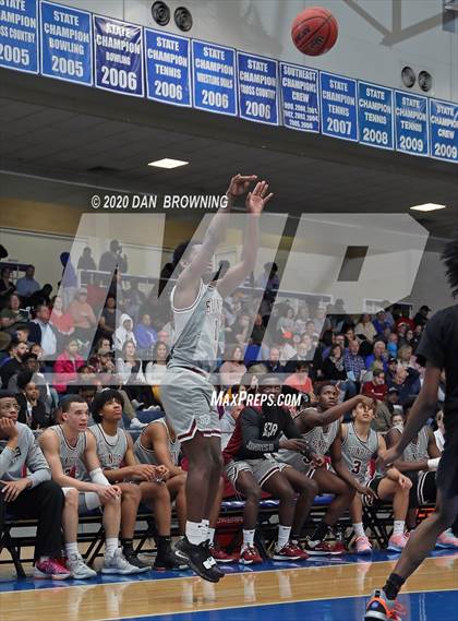 Thumbnail 1 in Sunrise Christian Academy vs. Memphis East (Dr Pepper Classic) photogallery.