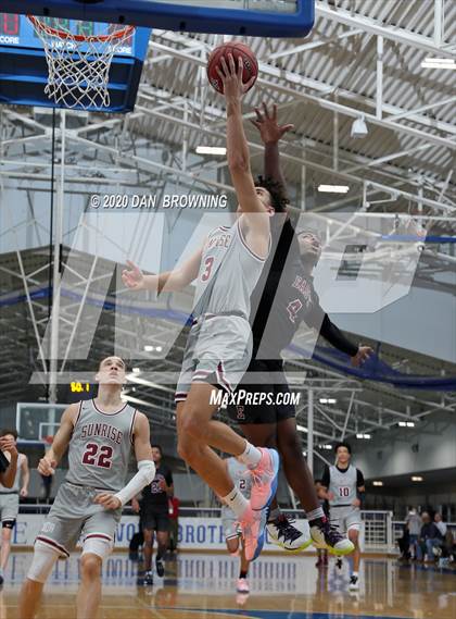 Thumbnail 2 in Sunrise Christian Academy vs. Memphis East (Dr Pepper Classic) photogallery.