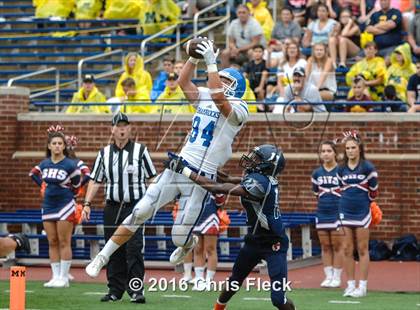 Thumbnail 3 in Catholic Central vs. Sterling Heights Stevenson (Battle at the Big House) photogallery.