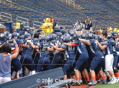 Thumbnail 1 in Catholic Central vs. Sterling Heights Stevenson (Battle at the Big House) photogallery.