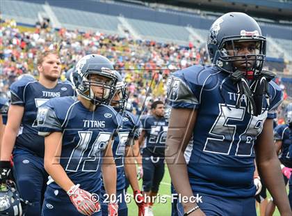 Thumbnail 2 in Catholic Central vs. Sterling Heights Stevenson (Battle at the Big House) photogallery.