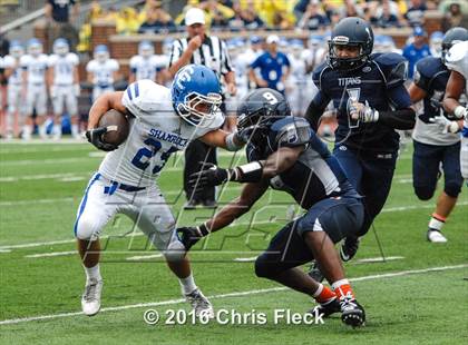 Thumbnail 1 in Catholic Central vs. Sterling Heights Stevenson (Battle at the Big House) photogallery.