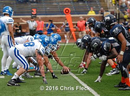 Thumbnail 3 in Catholic Central vs. Sterling Heights Stevenson (Battle at the Big House) photogallery.