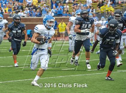 Thumbnail 2 in Catholic Central vs. Sterling Heights Stevenson (Battle at the Big House) photogallery.
