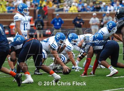 Thumbnail 2 in Catholic Central vs. Sterling Heights Stevenson (Battle at the Big House) photogallery.