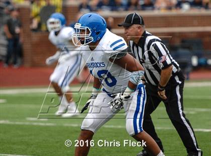 Thumbnail 3 in Catholic Central vs. Sterling Heights Stevenson (Battle at the Big House) photogallery.