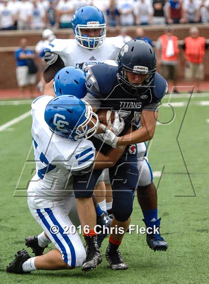 Thumbnail 2 in Catholic Central vs. Sterling Heights Stevenson (Battle at the Big House) photogallery.