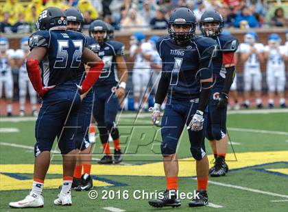 Thumbnail 1 in Catholic Central vs. Sterling Heights Stevenson (Battle at the Big House) photogallery.